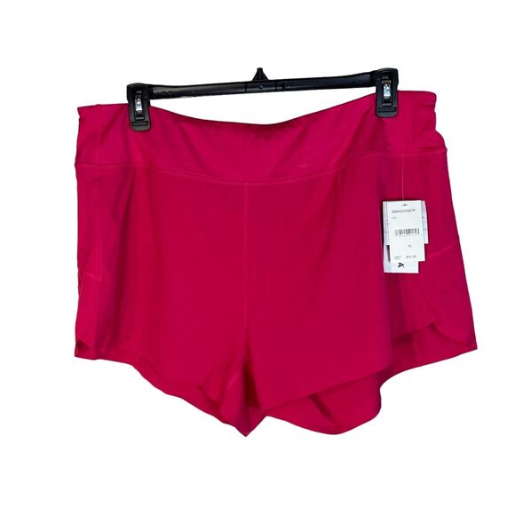 Eddie Bauer X-Large Athletic Shorts Attached Liner Moisture Wicking Stretch Pink - Picture 1 of 7